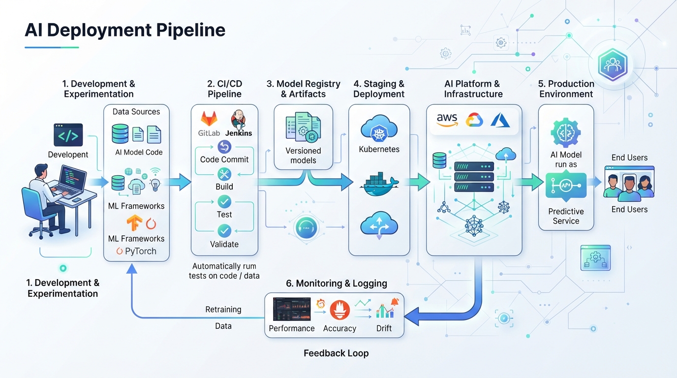 Complete Guide to Deploying AI Applications illustration