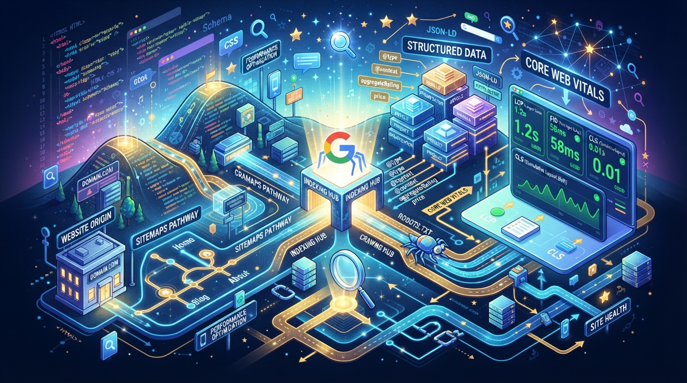 Technical SEO Resource Center illustration
